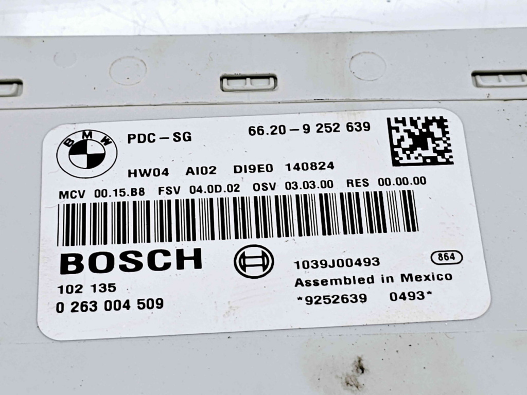 Modul senzori parcare Bmw X1 (E84) [Fabr 2009-2015] Facelift 9252639