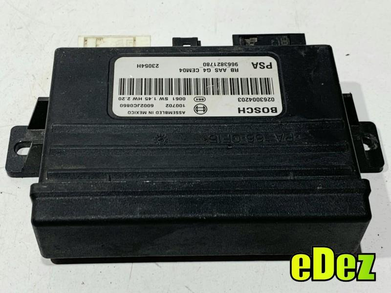 Modul senzori parcare Citroen C5 III (2008-2012) 9663821780
