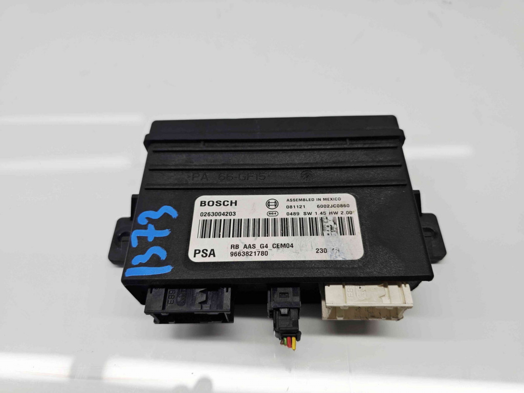 Modul senzori parcare Citroen C5 (III) [Fabr 2008-2017] 9663821780