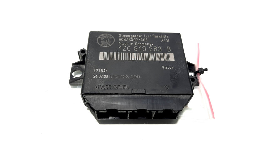 Modul senzori parcare, cod 1Z0919283B, Skoda Octavia 2 Combi (1Z5) (id:523068)