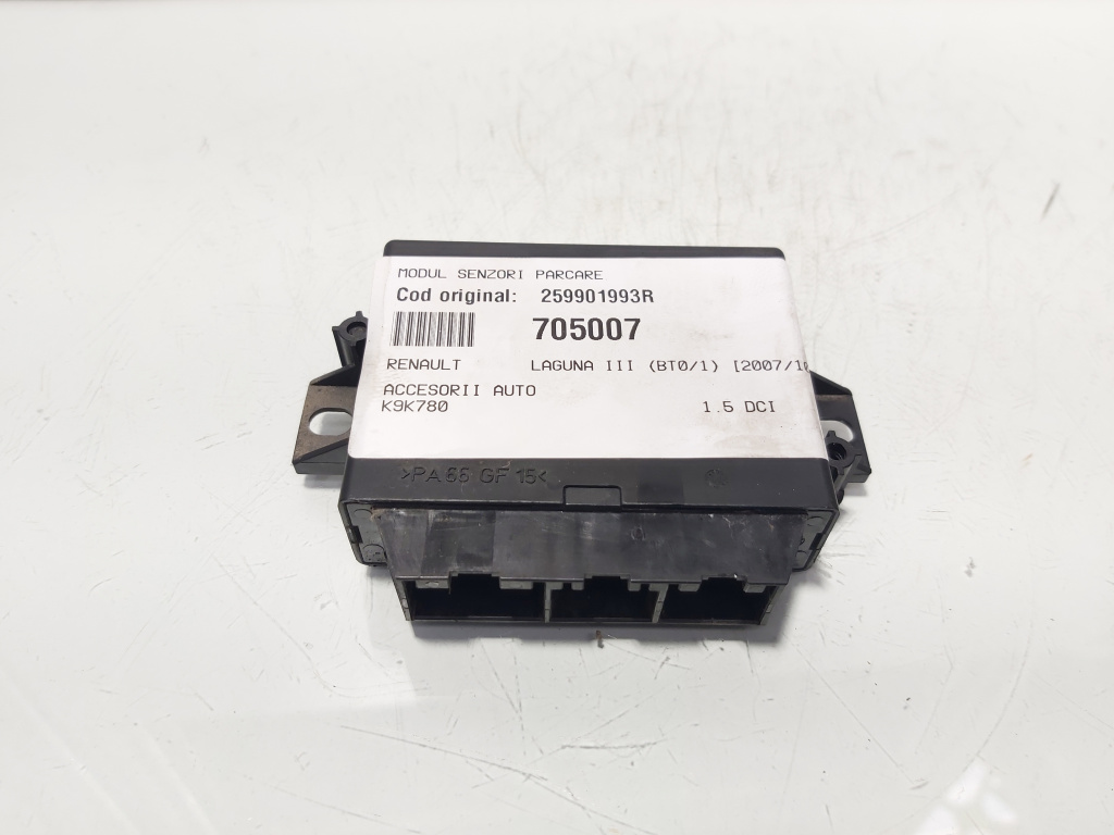 Modul senzori parcare, cod 259901993R, Renault Laguna 3 (id:705007)