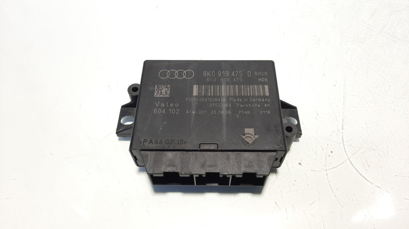 Modul senzori parcare, cod 8K0919475D, Audi A4 Avant (8K5, B8) (id:555890)