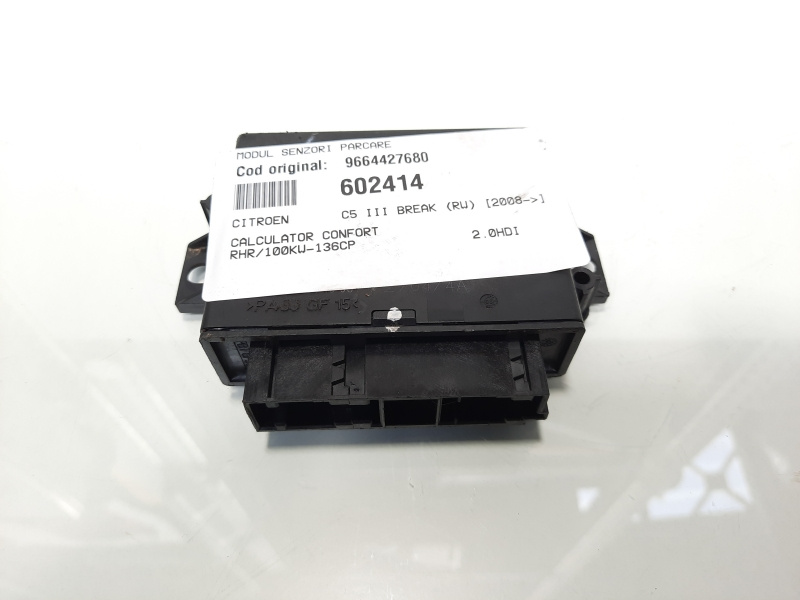 Modul senzori parcare, cu cod 9664427680, Citroen C5 (III) Break, (id:602414)