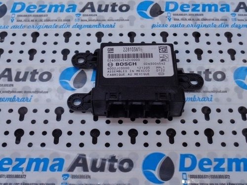 Modul senzori parcare GM22810361, Opel Astra Sports Tourer (J) (id:207767)