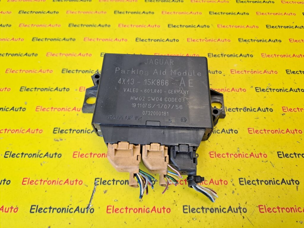 Modul senzori parcare Jaguar X-type, 4X4315K866AE, 601840,