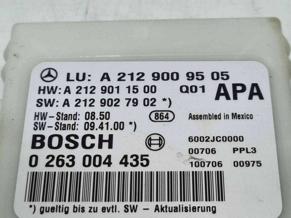 Modul senzori parcare Mercedes Clasa E (W212) [Fabr 2009-2016] A2129009505