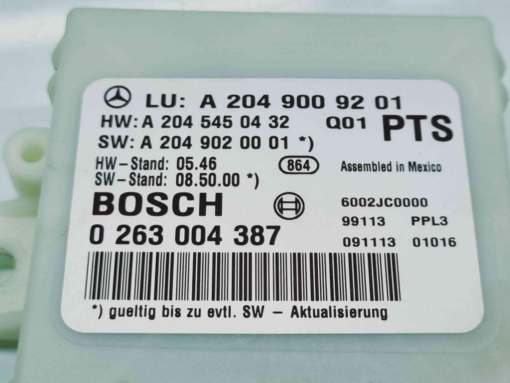 Modul senzori parcare Mercedes Clasa GLK (X204) [Fabr 2008-prezent] A2049009201 3.0 CDI 642961 165KW / 225CP