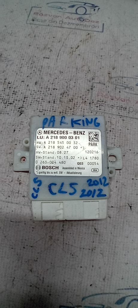 Modul Senzori Parcare Mercedes CLS 2012, A2185450032