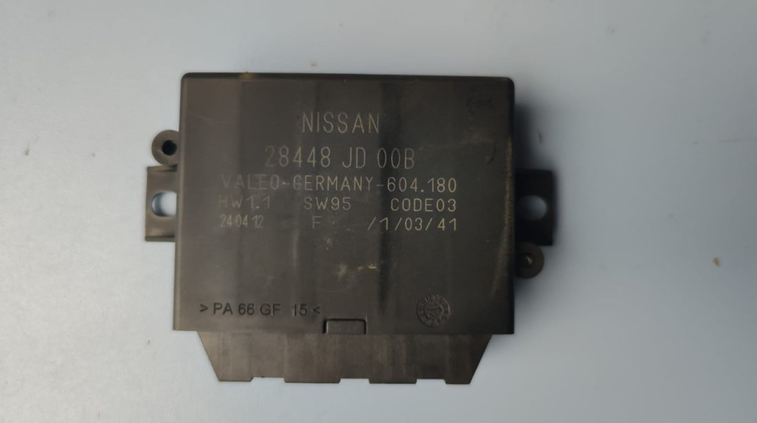 Modul senzori parcare Nissan Qashqai 1.6 DCI , 131 cp / 96 kw , transmisie manuala , cod motor R9M,