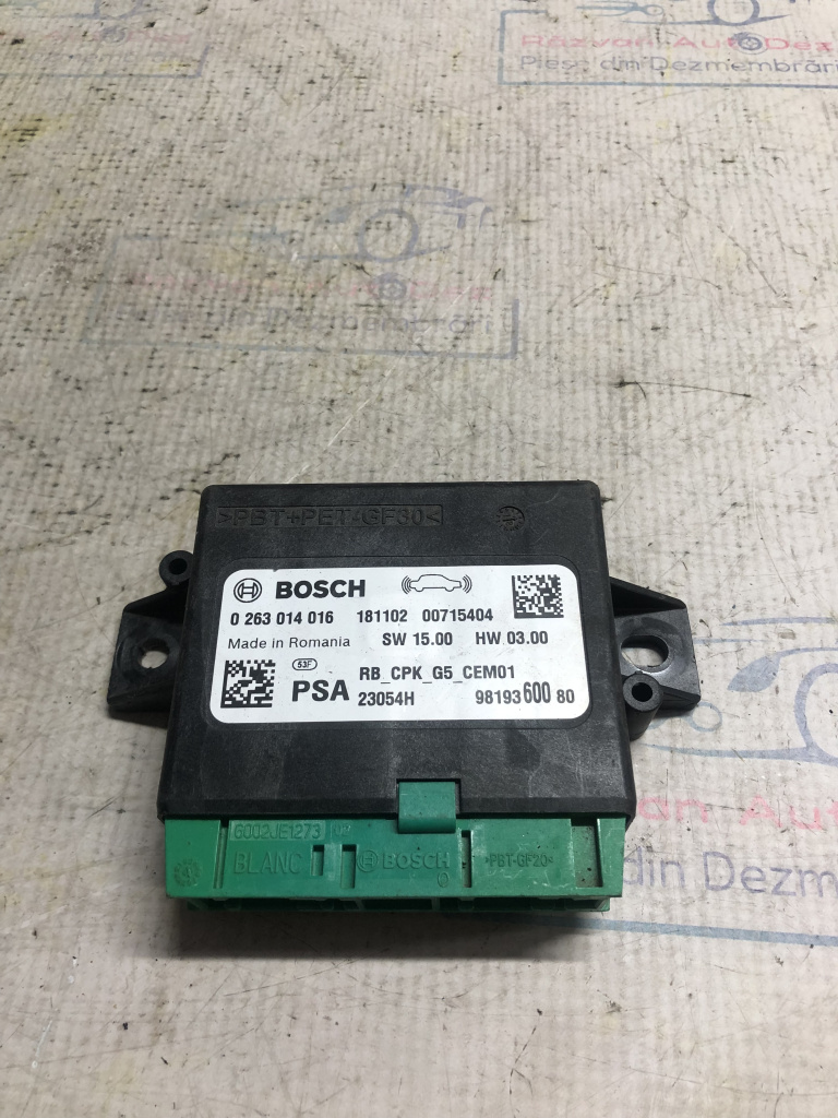 Modul Senzori Parcare Opel Grandland 2018, 9819360080