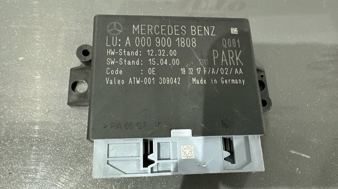 Modul senzori parcare PDC A0009001808 Mercedes C-Class Sedan (W205) 2.1 CDI BlueTEC 4-matic 204 cai