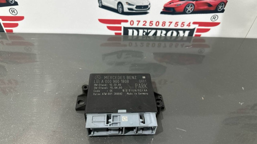 Modul senzori parcare PDC A0009001808 Mercedes-Benz Clasa S Sedan (W222) 3.0 CDI 272 cai