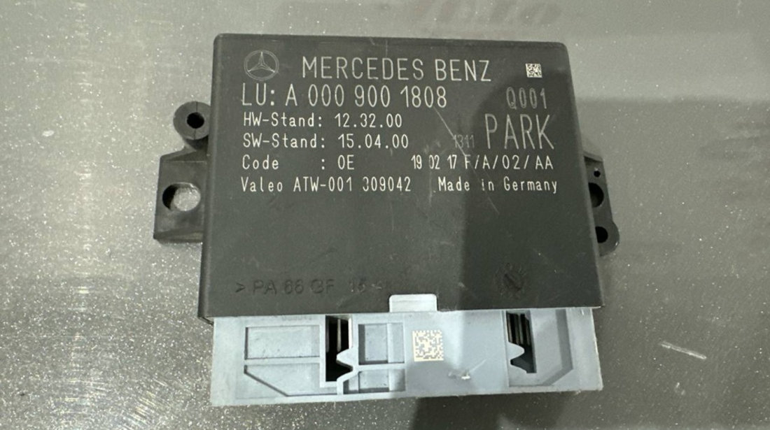 Modul senzori parcare PDC A0009001808 Mercedes-Benz C-Class Sedan (W205) 2.0 4-matic 184 cai M 274.920