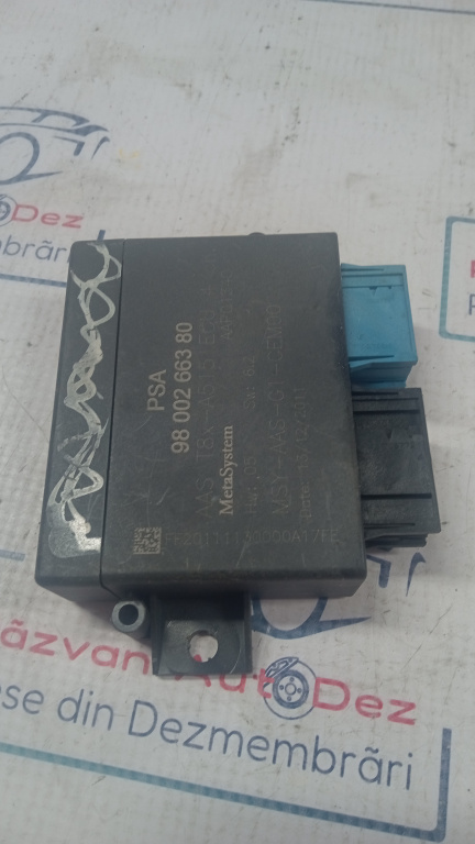 Modul Senzori Parcare Peugeot 3008 2010, 9800266380