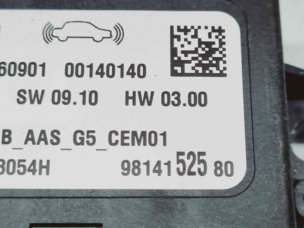 Modul senzori parcare Peugeot 308 (II) SW [Fabr 2013-prezent] 9814152580
