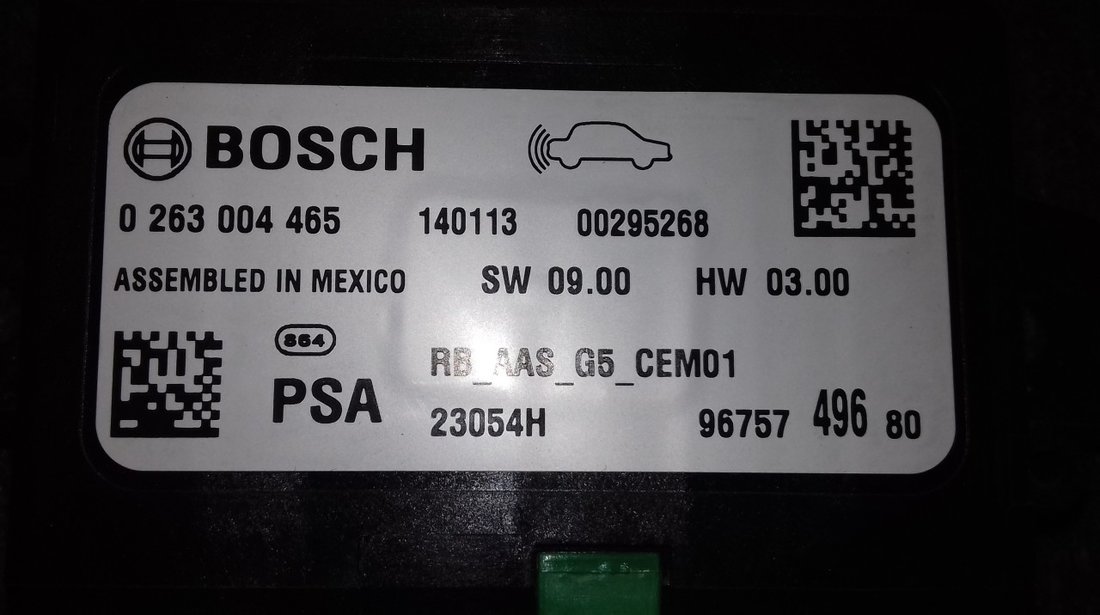 Modul senzori parcare PEUGEOT/CITROEN Bosch 0263004465