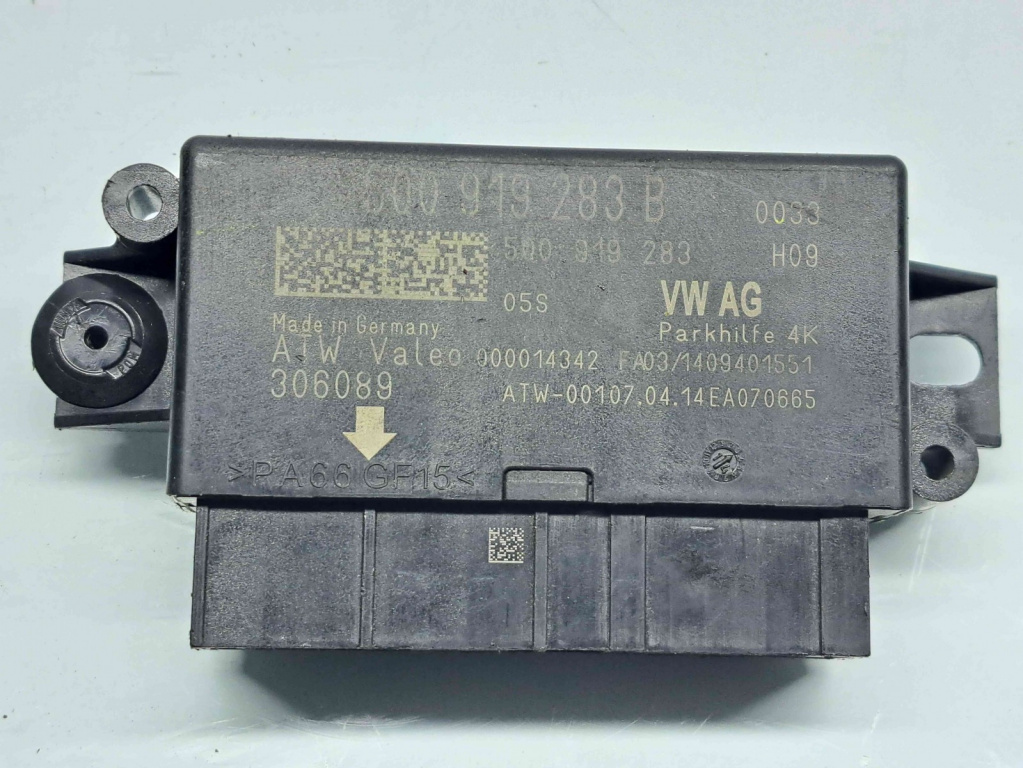 Modul senzori parcare Skoda Octavia 3 (5E3) [Fabr 2012-2020] 5Q0919283B