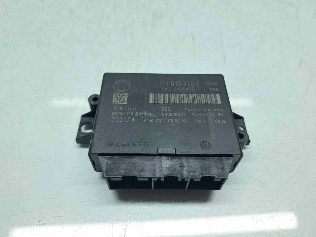 Modul senzori parcare Skoda Superb II Combi (3T5) Facelift [Fabr 2009-2015] 1Z0919475E