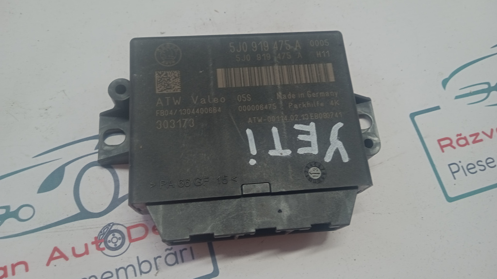 Modul Senzori Parcare Skoda Yeti 2013, 5J0919475A