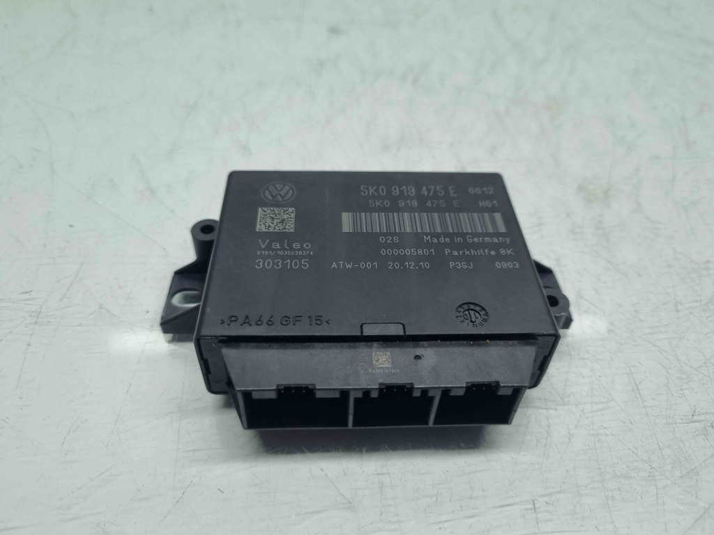 Modul senzori parcare Volkswagen Golf 6 (5K1) [Fabr 2009-2013] 5K0919475E