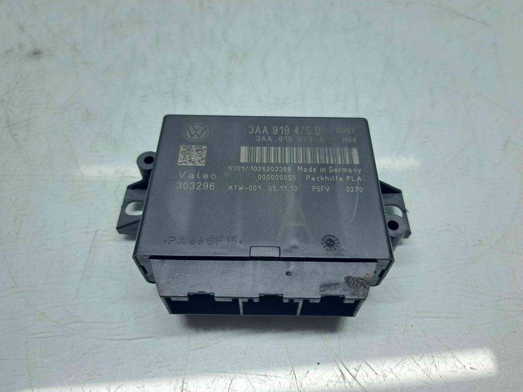 Modul senzori parcare Volkswagen Passat B7 (362) [Fabr 2010-2014] 3AA919475D