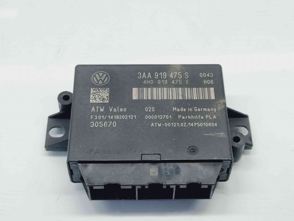 Modul senzori parcare Volkswagen Tiguan (5N) [Fabr 2007-2016] 3AA919475S