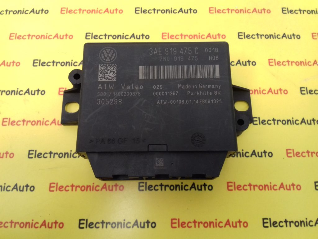 Modul Senzori Parcare Vw Passat B7, 3AE919475C, 305298,
