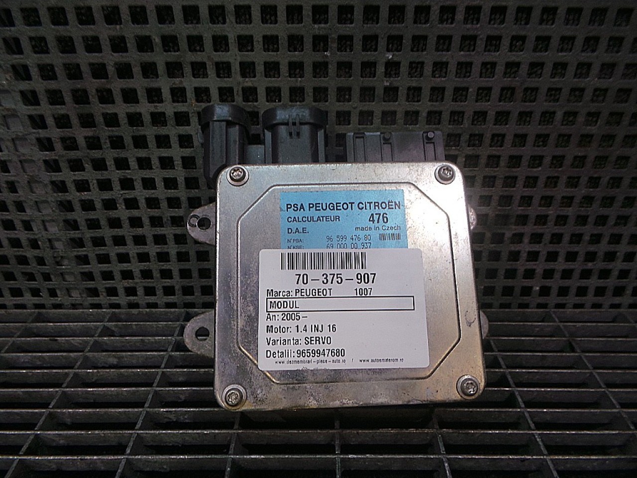 MODUL SERVO PEUGEOT 1007 1007 1.4 INJ 16V - (2005 2009)