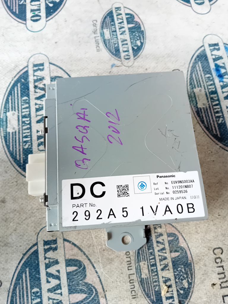 Modul servodirectie Nissan Qashqai 2012, 292A51VA0B