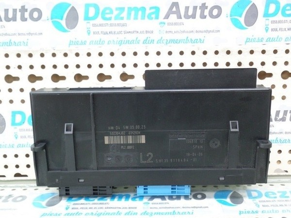 Modul sigurante Bmw 1 E81cod;61359119494-01