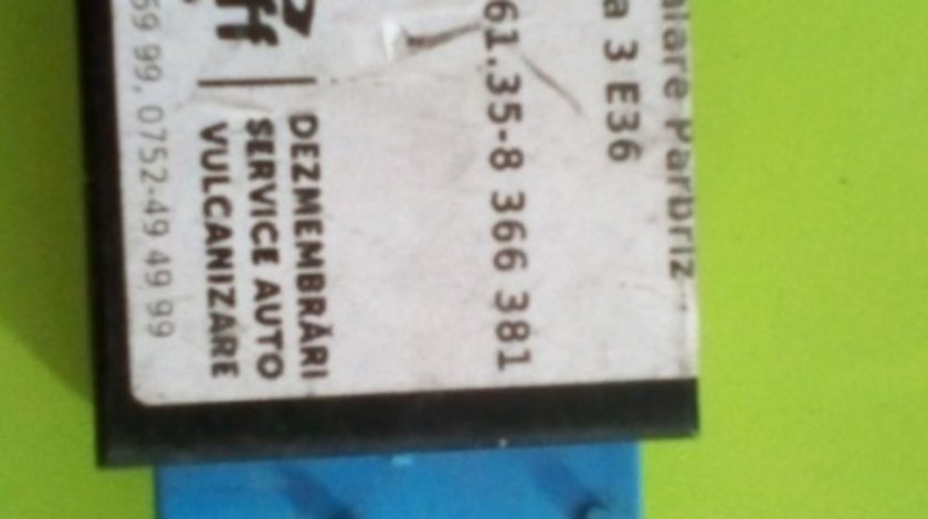 Modul Spalare Parbriz BMW Seria 3 (E36; 19902000) orice motorizare 61.35-8366381, 61.35-8-366-381, 61.35-8 366 3