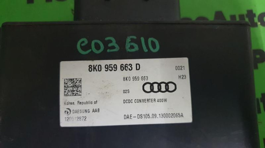 Modul stabilizator Audi A6 (2010->) [4G2, C7] 8k0959663d