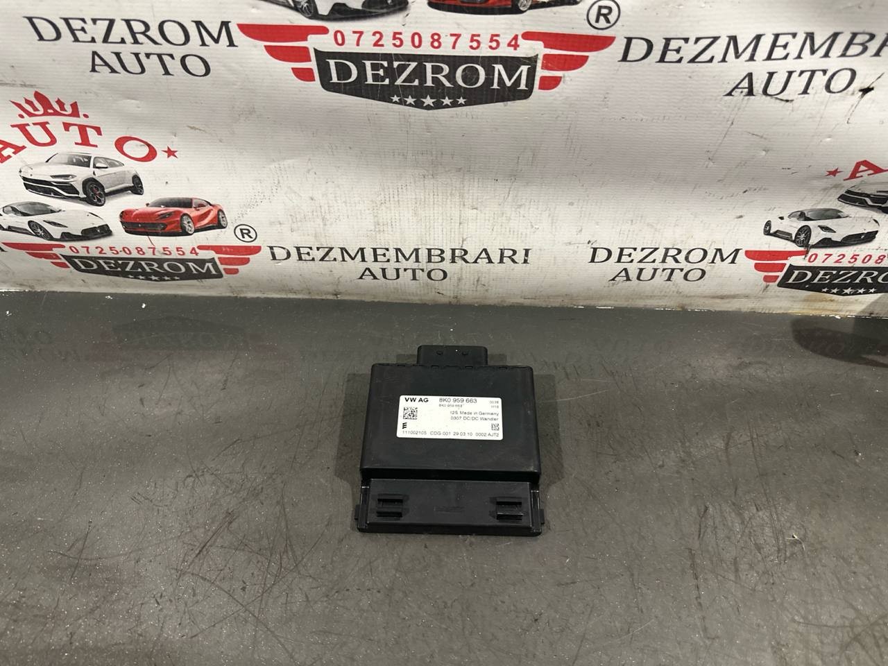 Modul stabilizator tensiune 8K0959663 Audi A5 B8 Coupe (8T3) 2.0 TFSI quattro 230 cai CNCE