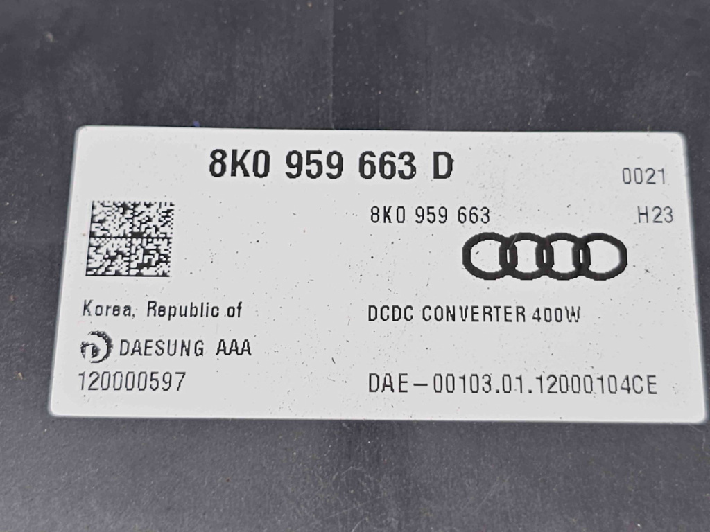 Modul stabilizator tensiune Audi A3 Sportback (8PA) [Fabr 2004-2013] 8K0959663D