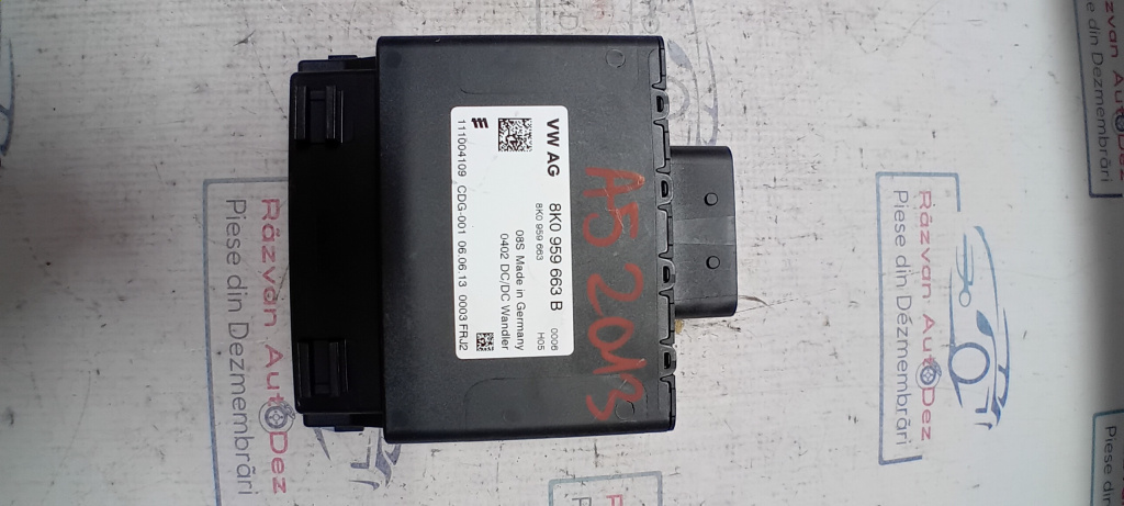 Modul stabilizator tensiune Audi A5 2013, 8K0959663B