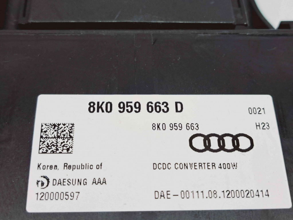 Modul stabilizator tensiune Audi A6 (4G5, C7) Avant [Fabr 2011-2017] 8K0959663D