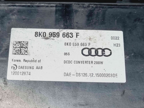 Modul stabilizator tensiune Audi A6 (4GC, C7) Facelift S-line [Fabr 2012-2017] 8K0959663F