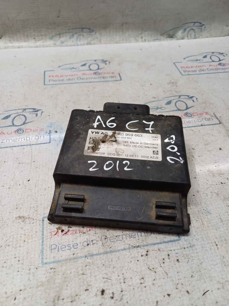 Modul stabilizator tensiune Audi A6 C7 2.0 Motorina 2012, 8K0959663