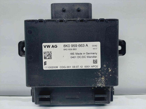 Modul stabilizator tensiune Audi A8 D4 (4H2, 4H8, 4HC, 4HL) [Fabr 2009-2018] 8K0959663A