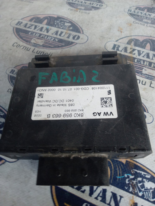Modul stabilizator tensiune Skoda Fabia 2, 8K0959663B