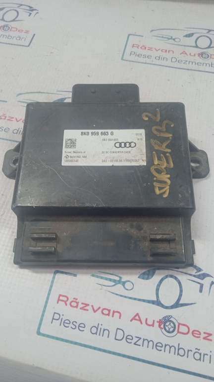 Modul stabilizator tensiune Skoda Superb 2 2010, 8K0959663G