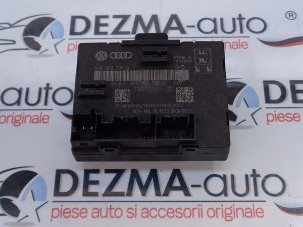 Modul stanga spate, 8X0959795D, Skoda Superb 2 (3T4), (id:218432)