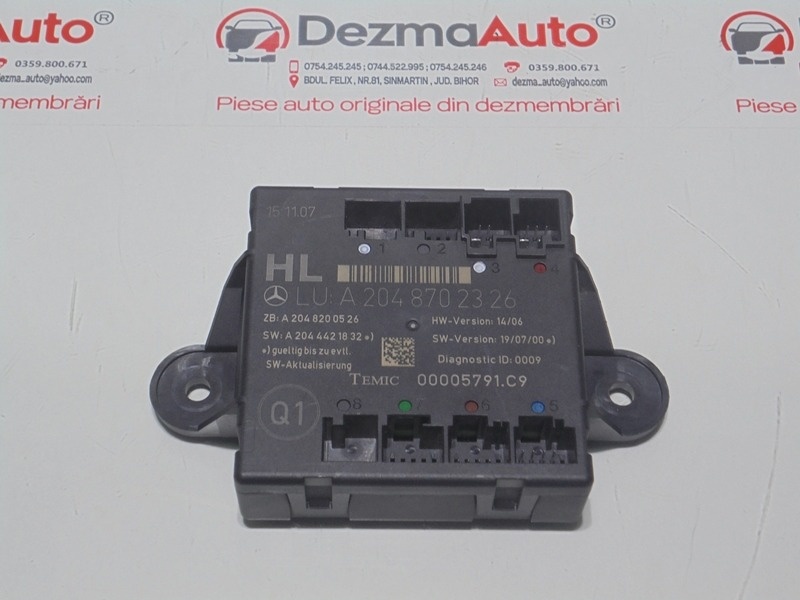 Modul stanga spate A2048702326, Mercedes Clasa C (W204) (id:287550)