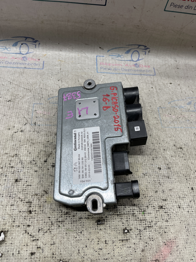 Modul Start-Stop Citroen C4 Grand Picasso 1.6 Motorina 2015, 9802096780