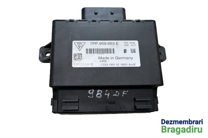 Modul Start-Stop Cod: 7PP959663E Volkswagen VW Touareg generatia 2 7P [2010 - 2014] Crossover 3.0 TDI Tiptronic 4Motion (245 hp) Cod motor: CRC Cod cutie: NAC Cod culoare: LG7W
