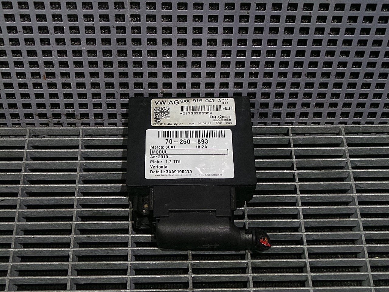 MODUL START/STOP SEAT IBIZA 1.2 TDI - (2008 2012)