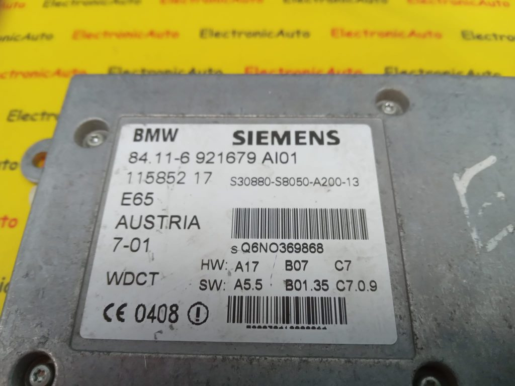 Modul Telefon BMW 84116921679, 11585217
