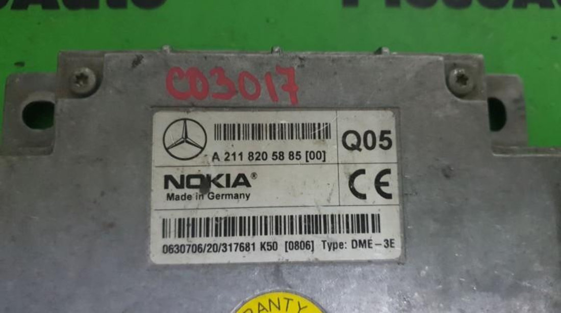 Modul telefon Mercedes E-Class (2002->) [W211] a2118205885