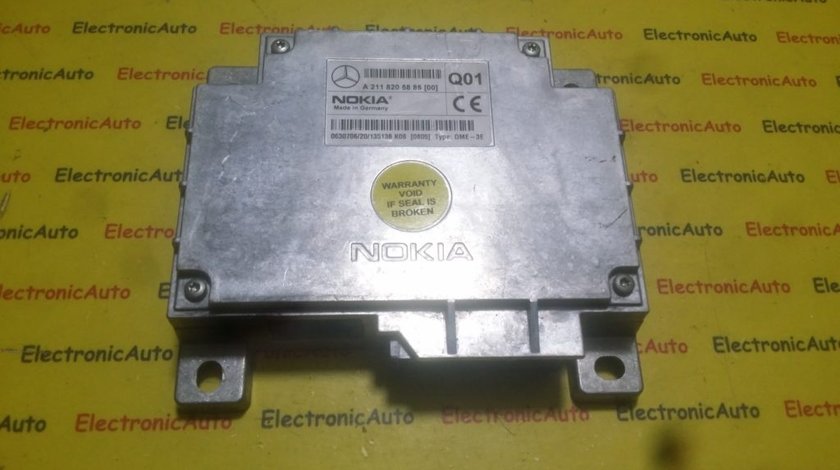 Modul telefon Mercedes E Class A211820588500, 0630706