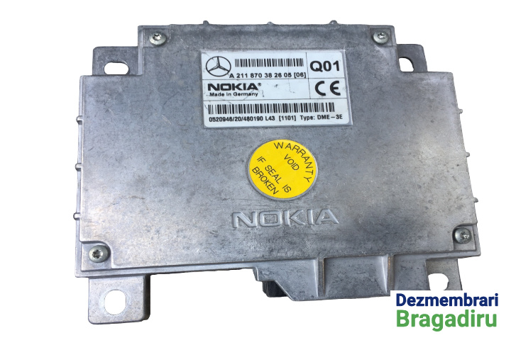Modul telefon Nokia Cod: A2118703826 Mercedes-Benz E-Class W211/S211 [2002 - 2006] wagon 5-usi E 220 CDI MT (150 hp)